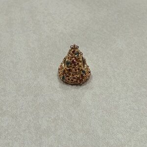 Pandora Gold Christmas Tree Charm